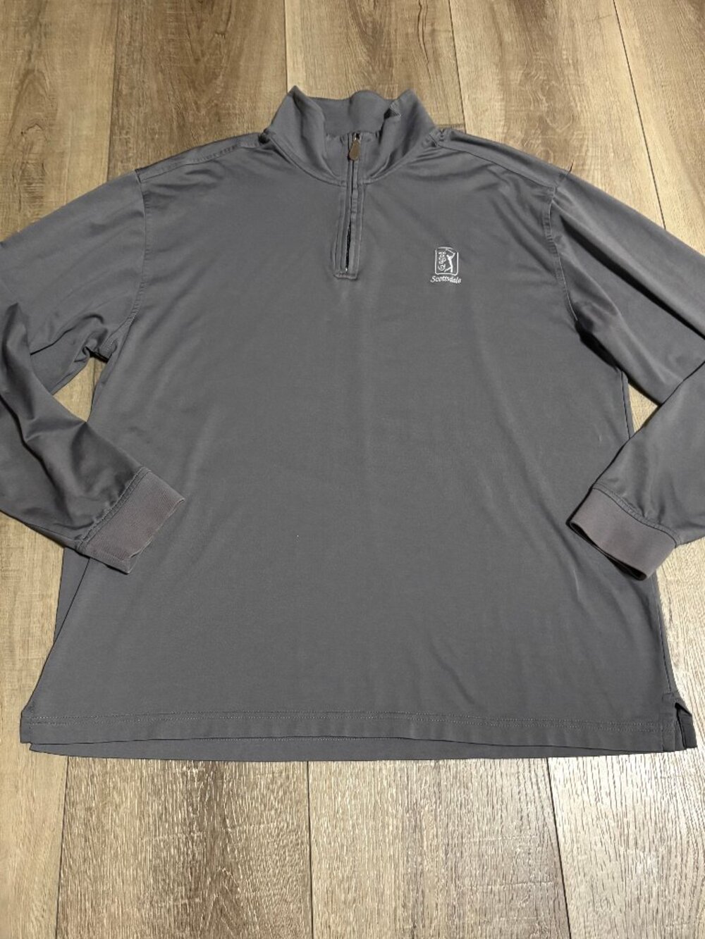 OXFORD Golf Quarter Zip Pullover Men's XL TPC Scottsdale